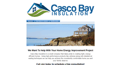 Desktop Screenshot of cascobayinsulation.com